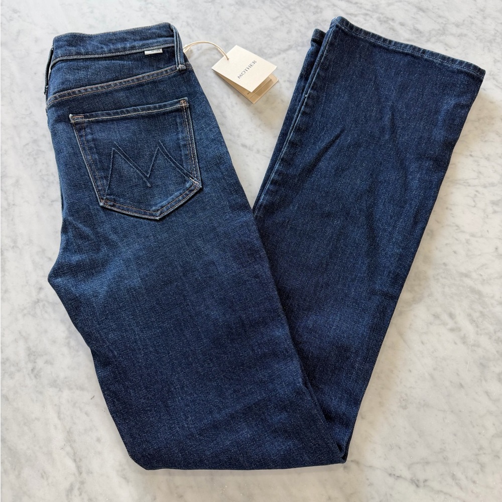 MOTHER Mid Rise Smokin’ Double Heel Jeans Bootcut Sold Out Style 🖤👌